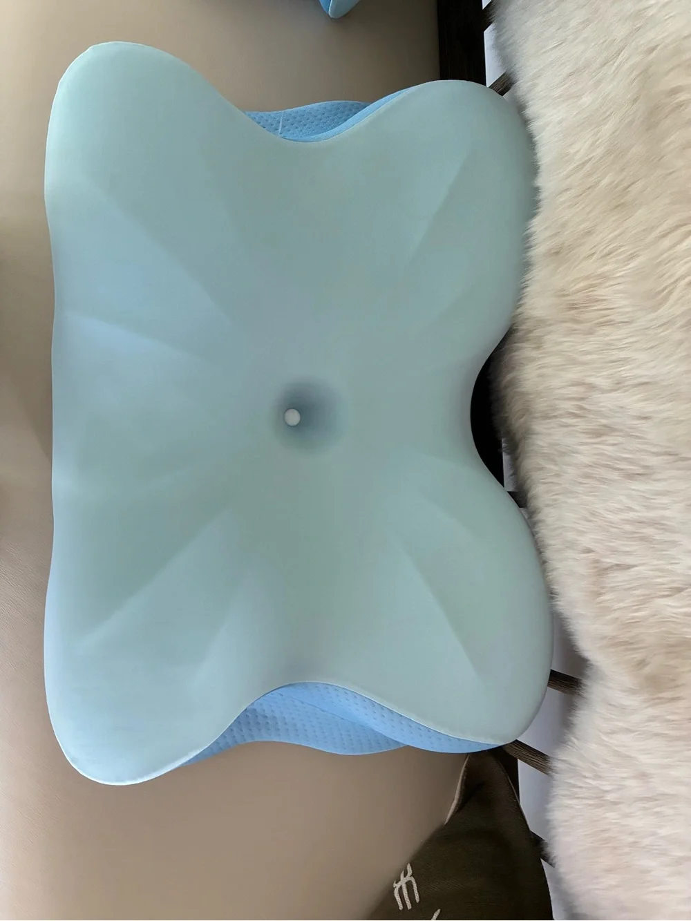 Ergo Contour Neck Pillow – Light Blue Support Pillow